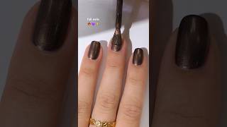 brown or purple 🤔🤎💜 nails nailinspo satisfying autumn simplenails naildesign fall nails [upl. by Gnek]