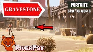 Gravestone  Canny Valley Questline Mission 22  Fortnite Save The World STW [upl. by Niasuh]