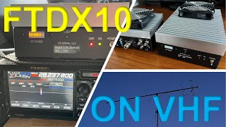 Yaesu FTDX10 on VHF amp UHF [upl. by Edmead]