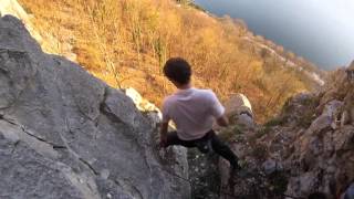 Escalade free solo au Biclop Annecy [upl. by Bollinger]