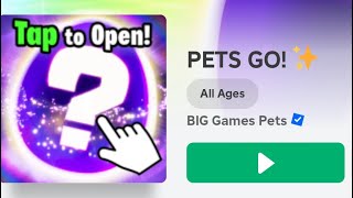 Arlodgamer plays pet’s go comment your Roblox username for free 1in 10m [upl. by Gowon917]