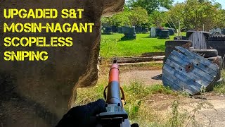 Upgraded SampT MosinNagant Scopeless Sniping [upl. by Noelle594]