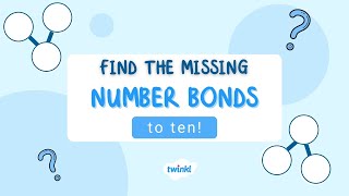 Complete the Number Bonds to Ten  Number Bond Practice Game  Twinkl USA [upl. by Kalli811]