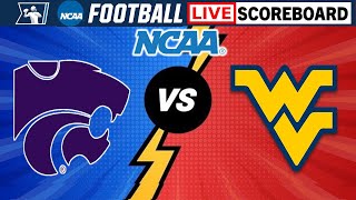 Kansas State Wildcats vs West Virginia Mountaineers  NCAA Football Live Score [upl. by Lotz677]