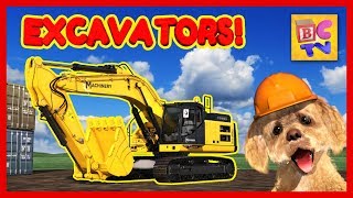 Awesome Diggers For Kids with Bobby The Digger  Diggers TV [upl. by Vasili]