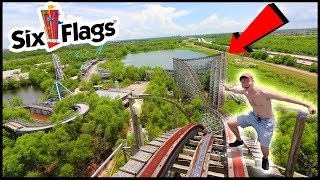 EXPLORING ABANDONED SIX FLAGS [upl. by Shakespeare]