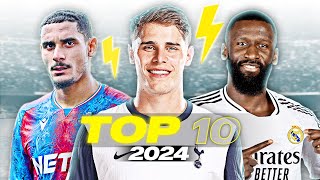 Top 10 Fastest Defenders 2024 Only Center Backs  HD [upl. by Anhaj]