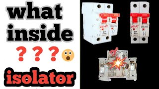 what inside a isolator  isolator ke under kya hota hai [upl. by Keldon]