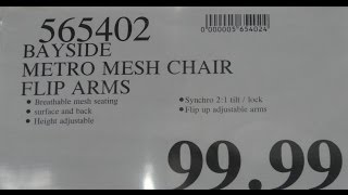 Costco Bayside Metrro METREX Mesh Chair CORC7 Assembly Video and review [upl. by Ariik343]