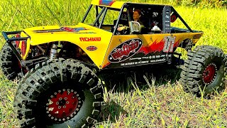 RC4WD Miller Rock Racer testing RC4WD 22 Mudslinger tires on aluminum wheels [upl. by Tombaugh818]