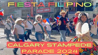 Fiesta Filipino in Calgary Stampede 2024 The Excitement Of A Filipino Tradition filipino [upl. by Marjana]