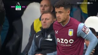 COUTINHO ENTRA SEM CHANCES NO ASTON VILLA  Philippe Coutinho vs Newcastle 29102022 [upl. by Yarised]