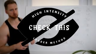 High Intensity Ladder Method 20  update [upl. by Nevet107]