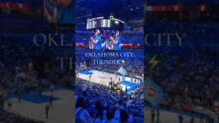 crazy Oklahoma city thunder fans  okc okcthunder oklahoma oklahomacity nba basketball [upl. by Nealy]