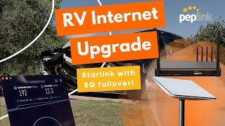 RV Internet Upgrade Starlink with automatic 5G Multicarrier backup [upl. by Anaicilef]