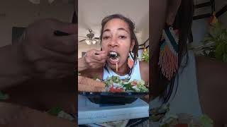 Cobb Salad Mukbang realzaxbys [upl. by Glad]