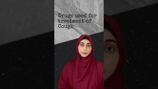 Drugs used for cough treatment medicalstudents shorts [upl. by Crispa]