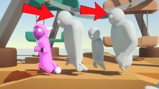 CHASED BY GIANTS Gang Beasts [upl. by Arednaxela]