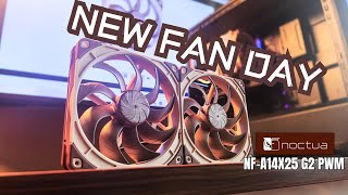 The Best PC Fans Noctua NFA1425 G2 PWM Fan Review [upl. by Isyed]