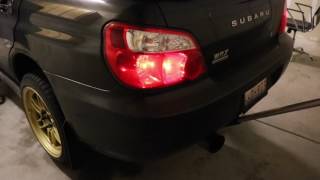 04 WRX DOWNPIPE INSTALL  EXHAUST CLIPS [upl. by Shippee]