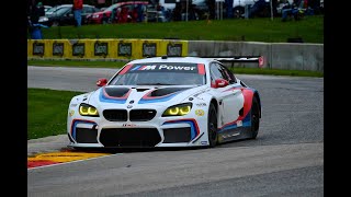 2017 IMSA Road America 24 BMW GTLM Onboard [upl. by Aihsia]