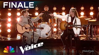 Huntley and Niall Horan Sing quotKnockin On Heavens Doorquot by Bob Dylan  The Voice Live Finale  NBC [upl. by Drawd]