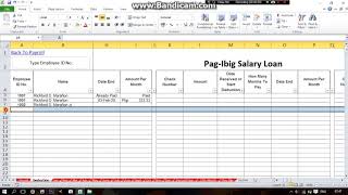 Philippines simple payroll system using excel part2 [upl. by Yacov]