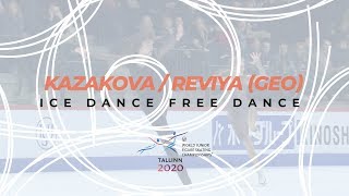 KazakovaReviya  Ice Dance Free  ISU World Junior Figure Skating Championships  WorldJFigure [upl. by Valentino]