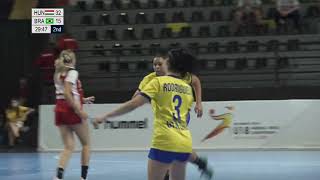 MUNDIAL SUB18 DE HANDEBOL FEMININO 2022  Brasil 16 x 32 Hungria  Melhores Momentos [upl. by Fridlund]