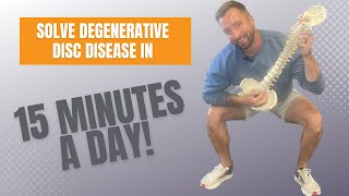 15 Minute Exercise Routine For Degenerative Disc Disease In Lower Back [upl. by Nyllek]