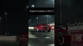 SUPRA LOSES ITS TIRE 💀 [upl. by Ira]