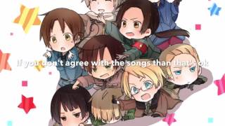 Hetalia Character Theme Songs [upl. by Notlim]