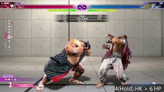 EHonda  Basic Attack amp Sumo Headbutt  Street Fighter 6 Combo Guide [upl. by Aleakcim810]