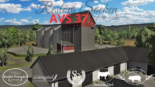 STORSATSNING PÅ GÅRDEN RESLÖVS SOCKEN AVS 37 Farming Simulator 22 [upl. by Eimyaj]