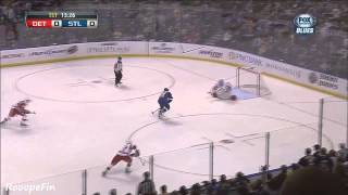 Vladimir Tarasenko  Two 2 Goals in his NHL debut  StLouis Blues  Detroit Red Wings HD [upl. by Scheck]