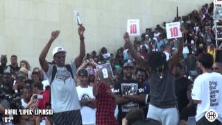 Lipek SHUTS DOWN House of Hoops Quai 54 Dunk Contest 2014 Gets Melo Pippen amp Tyga on Their Feet [upl. by Iur]