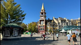 🔴 CANADA Live  MontTremblant Quebec Canada Walk  Autumn Foliage [upl. by Muldon]