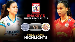 ADAMSON VS San Sebastian  Shakeys Super League Preseason Championship 2024  Full Game Highlights [upl. by Kumler]