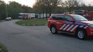 Brandweer TwelloVoorstLarenVorden en Eibergen voor aflossing naar Herkenbosch [upl. by Drannel704]