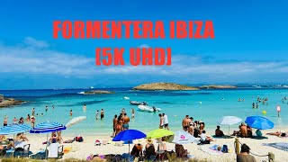 FORMENTERA IBIZA 5K UHD Spain Beach Walk  Playa DE Ses Illetes Beach Formentera Summer 2024 Pt2 [upl. by Drooff155]