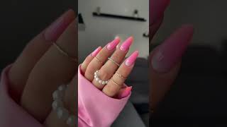 Kolorowe ombre z żelami PRO LIGHT BUILDER 💅 Kolory Sweety Pink Peachy i Princess Pink od skórek✨️ [upl. by Falo]