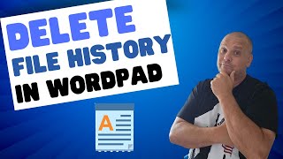 How to Clear Recent Documents History in WordPad in Windows  Tutorial [upl. by Aneetsirk]