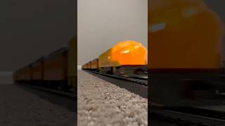 Vintage HO scale Union Pacific flying by ✈️ hoscale youtube shorts train trains fast yellow [upl. by Susette166]