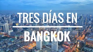 PASAMOS TRES DÍAS EN LA CAÓTICA BANGKOK  TAILANDIA 🇹🇭 [upl. by Morly]