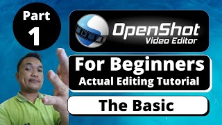 How To Edit Videos Using OpenShot Video Editor  Part 1 The Basic [upl. by Joliet]