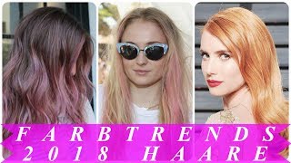 Coole haarfarben trends 2018 damen [upl. by Ortrude]