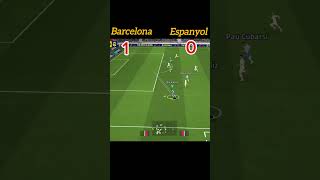 Barcelona vs Espanyol barcelona efootball [upl. by Mullane976]