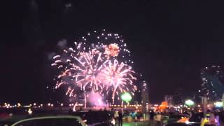 National Day 2015 Fireworks Sharjah [upl. by Ardnekan683]