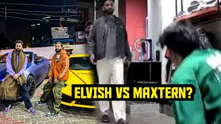 Elvish Yadav Vs Maxtern Fight  Kiski Side Hu Mai 😰 [upl. by Zetrok4]