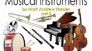 Musical Instruments Sounds Orchestral 2 for Kids Children Kindergarten Preschoolers Toddlers [upl. by Mussman]